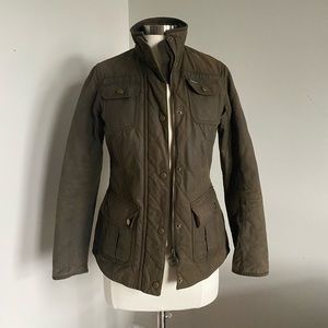 Barbour Wax Coat - women's size 4